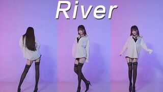 【小鹿】竖版极致体验❤ 吊带黑丝配细高跟可还行~RIVER