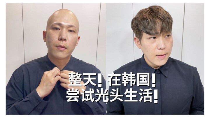 在韩国过着秃头生活