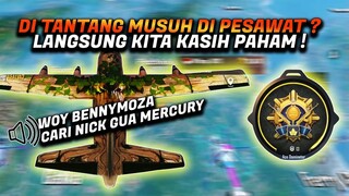 DI TANTANG MUSUH DI PESAWAT ?! LANGSUNG KASIH PAHAM DARI AWAL SAMPE AKHIR !! - PUBG MOBILE INDONESIA