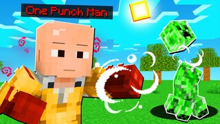 Becoming ONE PUNCH MAN in Minecraft!