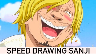 Beliau ini, Seorang Anggota Bajak laut? Atau Mas-Mas Ganjen??? Drawing Chibi Sanji