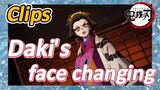 [Demon Slayer]  Clips | Daki's face changing