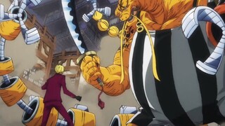 "Hentikan dialog yang tidak perlu" Sanji vs Quinn, Tendangan Angin Setan! Pertarungan Kebangkitan Sa