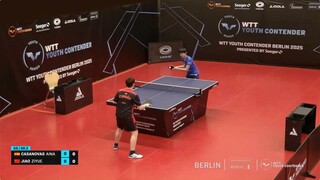 JIAOZIYUE-AINA CASANOVAS-WTT Youth Contender Berlin 2025 Presented by Seeger-GRO