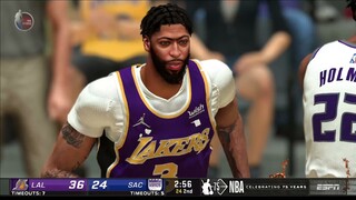 NBA2K22 MODDED FULL GAME HIGHLIGHTS LAKERS VS KINGS I NBA Regular Season I November 26, 2021