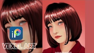 VEXEL ART TUTORIAL [SPEED-ART] | HAPPY 1.9K SUBSCRIBERS 🎉 | IBISPAINTX