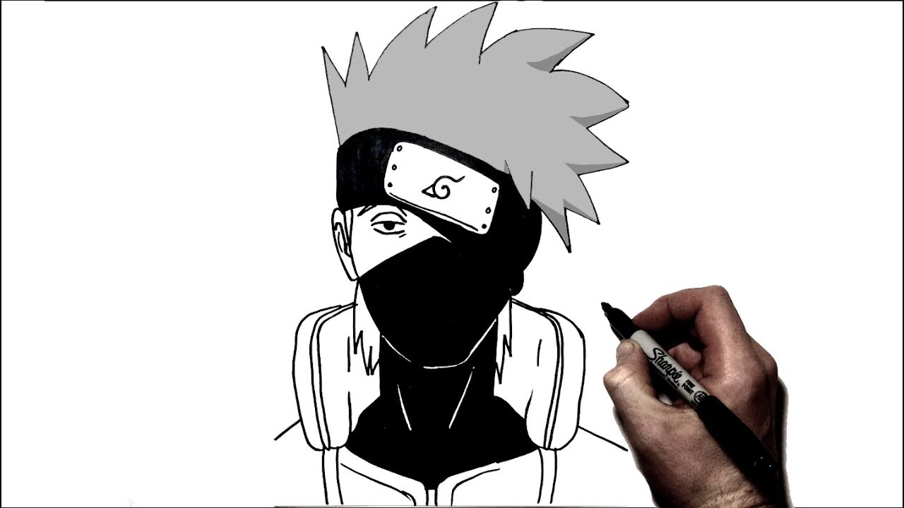 Những bức ảnh về Kakashi trong Naruto được vẽ bằng chì đẹp đến ngỡ ngàng