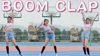 【BoomClap】在学校篮球场尬舞！青春活力高马尾  竖屏【Fenix】