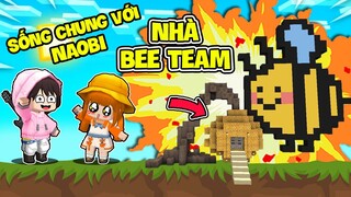 KEYD THỬ THÁCH 24 GIỜ SỐNG CHUNG VỚI NAOBI TẠI NGÔI NHÀ BEE TEAM TRONG MINI WORLD