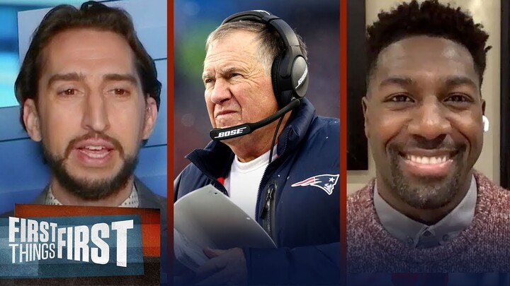 First Thing First | Nick reacts Patriots will fire Bill Belichick for "moonlighting as play-caller"