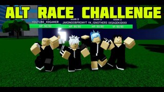 RACE CHALLENGE USING ALT ACCOUNT IN ONE PUNCH MAN : DESTINY