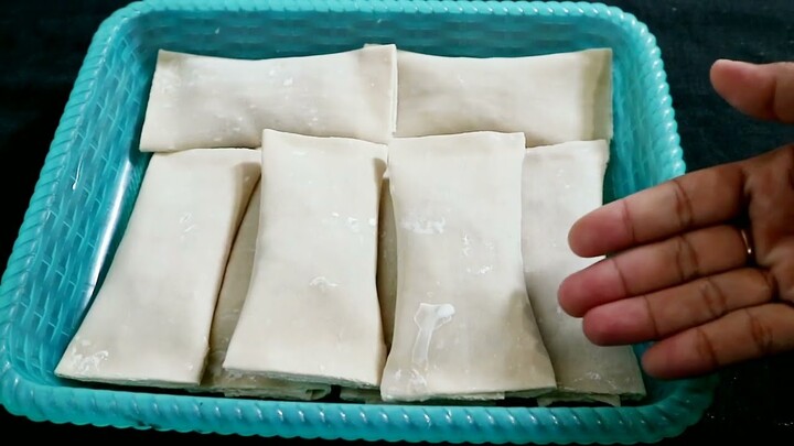 PUNYA KULIT PANGSIT DIRUMAH, BIKIN CAMILAN KAYAK GINI AJA. DIJAMIN ENAK || LUMPIA KULIT PANGSIT