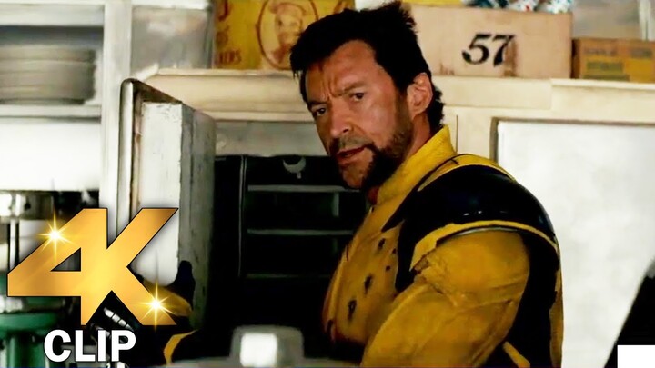 Wolverine Wears Yellow Suit For The First Time Scene | DEADPOOL & WOLVERINE (2024) Movie CLIP 4K