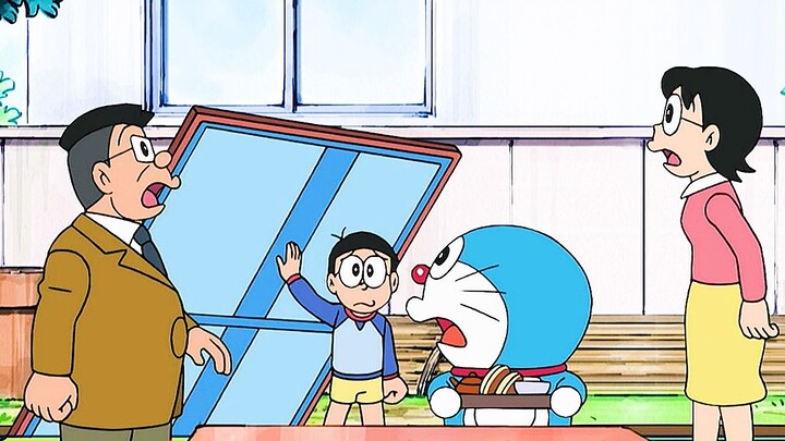 Đôrêmon: Nobita xây nhà giả mời thầy về thăm nhà, cuối cùng mọi chuyện cũng bại lộ