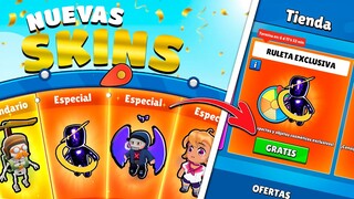 🤑COMPRE LA NUEVA RULETA para CONSEGUIR LAS NUEVAS SKINS ESPECIALES de La BETA 0.46 DE STUMBLE GUYS🤩🔥