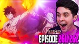 "THE TAG TEAM WE ALL WANTED" Fairy Tail Ep.261, 262 Live Reaction!