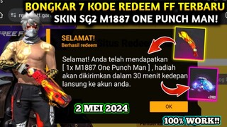 KODE REDEEM FREE FIRE TERBARU 2 MEI 2024 HARI INI