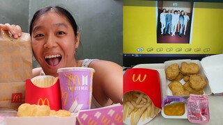 McD BTS MEAL 51RB ANTRI 2 JAM! Unboxing & Reviewnya nih!