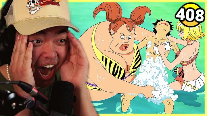 LUFFY ARRIVES AT AMAZON LILY (One Piece)