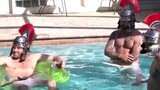 The Lord going swimming