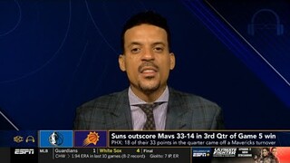 ESPN SC | Matt Barnes reacts Devin Book and Suns are one win away from the Western Conference finals