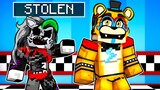 Glamrock Freddy Steals Roxanne Wolf’s Eye UPGRADE in Minecraft Security Breach