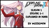 Darling in the Franxx Season 1 episode 1-4 in hindi | Explained by MistDemonᴴᴰ