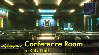 Conference Room at City Hall | Cyberpunk 2077