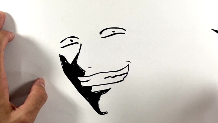 I drew Sakata Gintoki [Gintama] with a brush