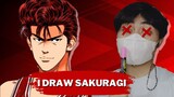 Too excited for The First Slam Dunk 🥺 Sakuragi on a White Board | Slam Dunk Fan Art