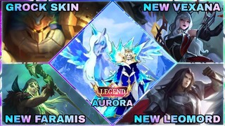 AURORA LEGEND SKIN - FARAMIS REVAMP - FLASH SALE ALL SKINS | Mobile Legends #WhatsNEXT Ep.175