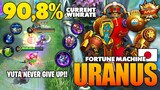 Unbreakable MVP Tank Uranus With 90,8% Current Winrate | Top Global Uranus Gameplay ~ Mobile Legends