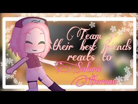 Seventh team react to sakura sad😢 ღ🌸🍜🍥, •gacha club-cute