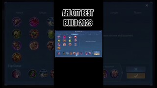 ARLOTT BEST BUILD 2023 #shorts #mlbb