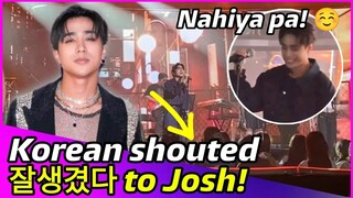 Korean Fanboy shouts HANDSOME to Josh Cullen in Round Festival in Korea 2024! / SB19 Update