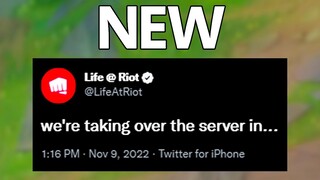 Riot announces new server!