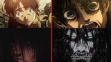 The major differences between manga eren and anime eren (AOE)