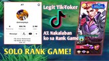 Famous Tik-Toker A7. Nakalaban Ko Sa Rank Game😱😱😱Magaling nga Siya Kaso?