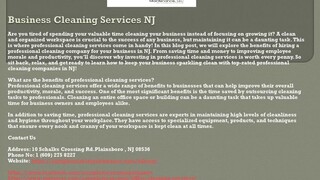 Business Cleaning Services NJ