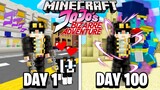 I Survived 100 Days in JoJo's Bizarre Adventure in Minecraft... Here's What Happened...