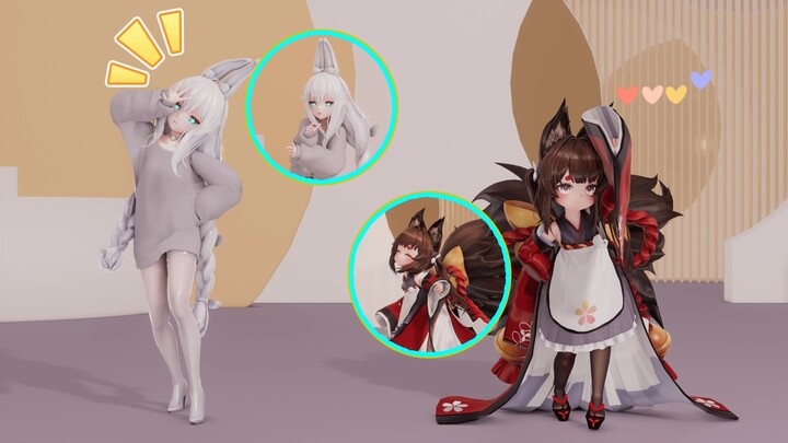 [MMD/ Azur Lane] Vicious và Little Ray bày tỏ cảm giác bị trừng phạtφ(゜▽゜*)♪{ﾛｷ/ROKI}