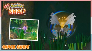 How To Lure Out Monsoon Vivillon In Founja Jungle *Day* | New Pokemon Snap - Quick Guide