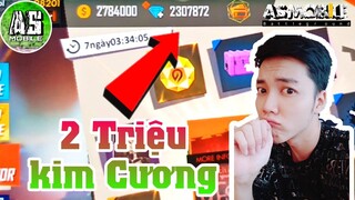 [Garena Free Fire] Thử Thách Phá Hết 2 Triệu Kim Cương | AS Mobile