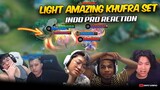 INDO PRO PLAYERS REACTION TO LIGHT AMAZING KHUFRA SET THAT SEAL THE DEAL 😱