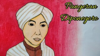 Menggambar Pangeran Diponegoro || Menggambar Pahlawan Nasional