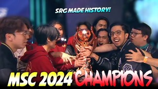 MSC 2024 CHAMPIONS AWARDING CEREMONY! 🎉🏆 SELANGOR RED GIANTS