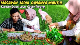 Ini Baru MIRASA NikmatNya.. Krecek ECENG, Asin DEENG, COBEK Terong, Daun Pepaya, Sambel Terasi