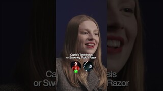 CUCKOO | Hunter Schafer Ranks Weapons from Horror Films