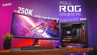 ($4500) Php250K Full ROG Z690 Gaming PC Time Lapse Build ft. Intel i9-12900K + MAXIMUS Z690 Hero