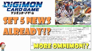 Set 5 Digimon TCG Revealed Already!? More Omnimon Coming!? (Digimon TCG News)